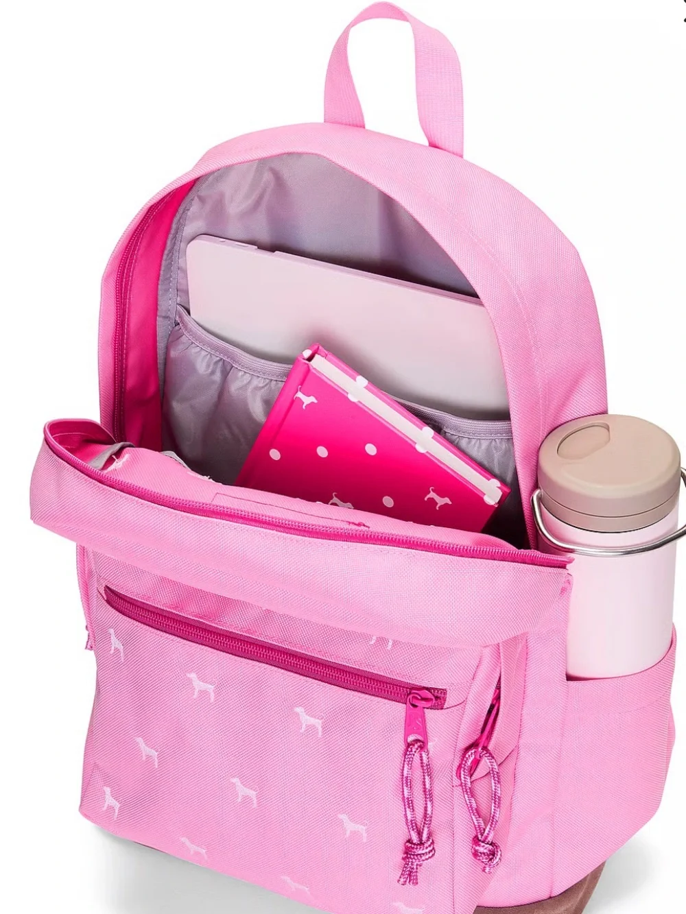 PINK X JANSPORT Right Pack Backpack with lunch bag- Pink Dog